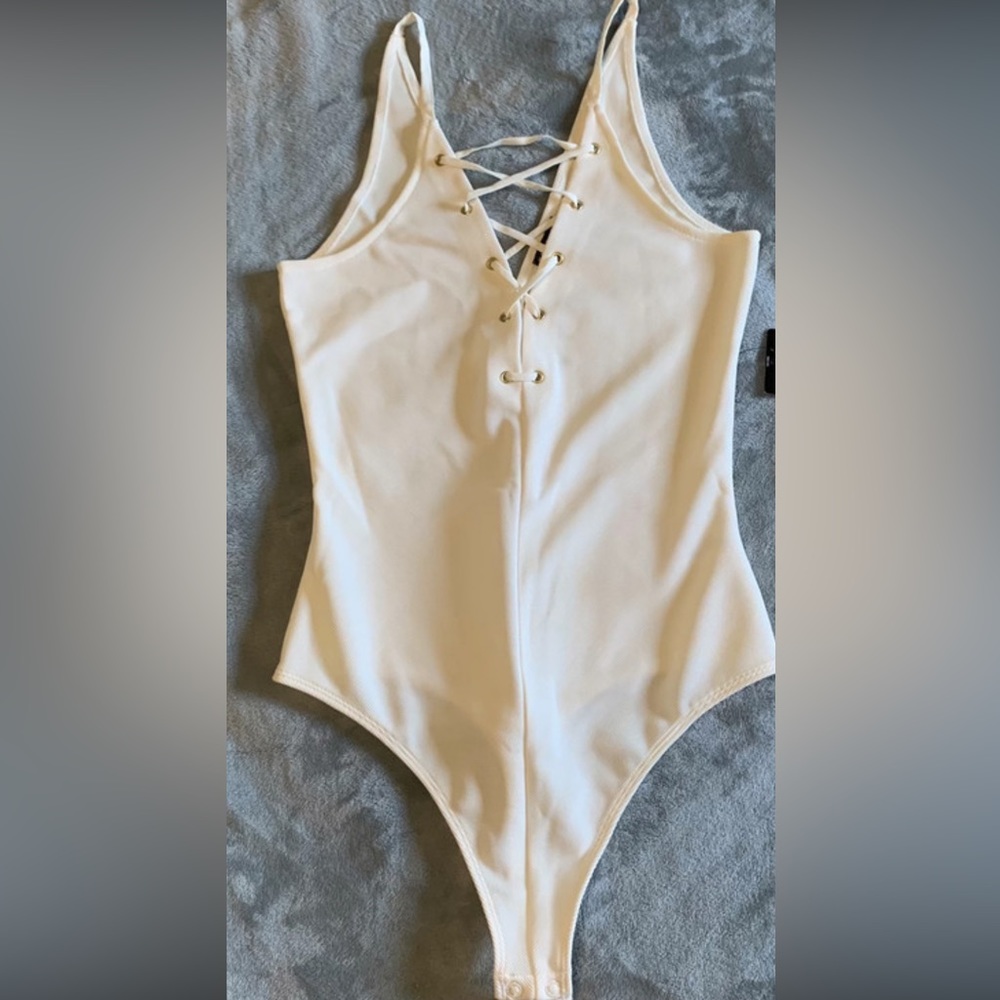Express small bodysuit white